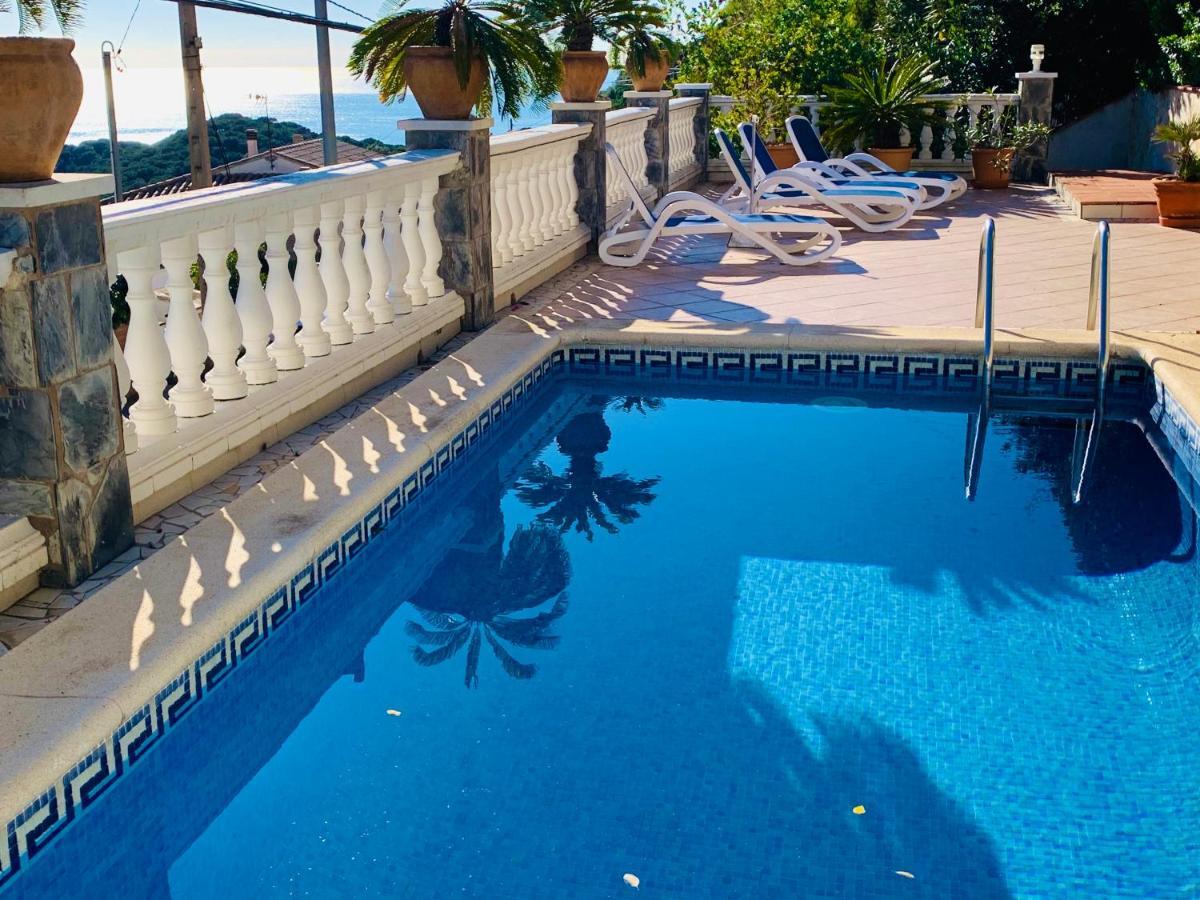 Mediterranean Villa Investingspain Sea View And Pool Lloret de Mar Exteriér fotografie