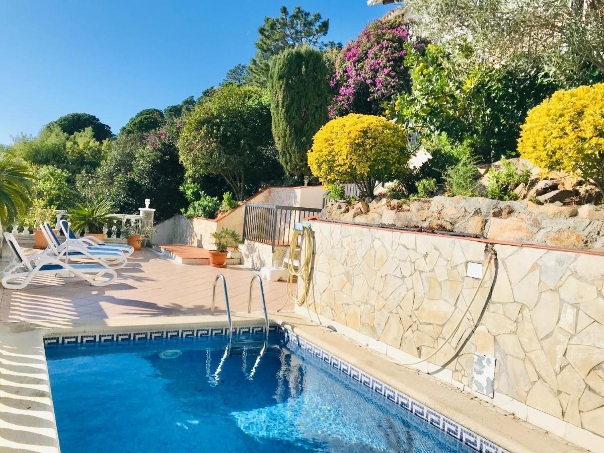 Mediterranean Villa Investingspain Sea View And Pool Lloret de Mar Exteriér fotografie